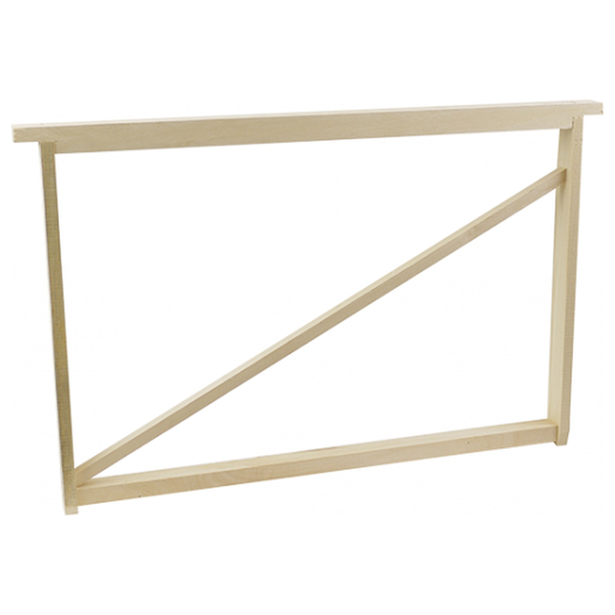 Cadre de corps Dadant en bois avec jambage diagonal