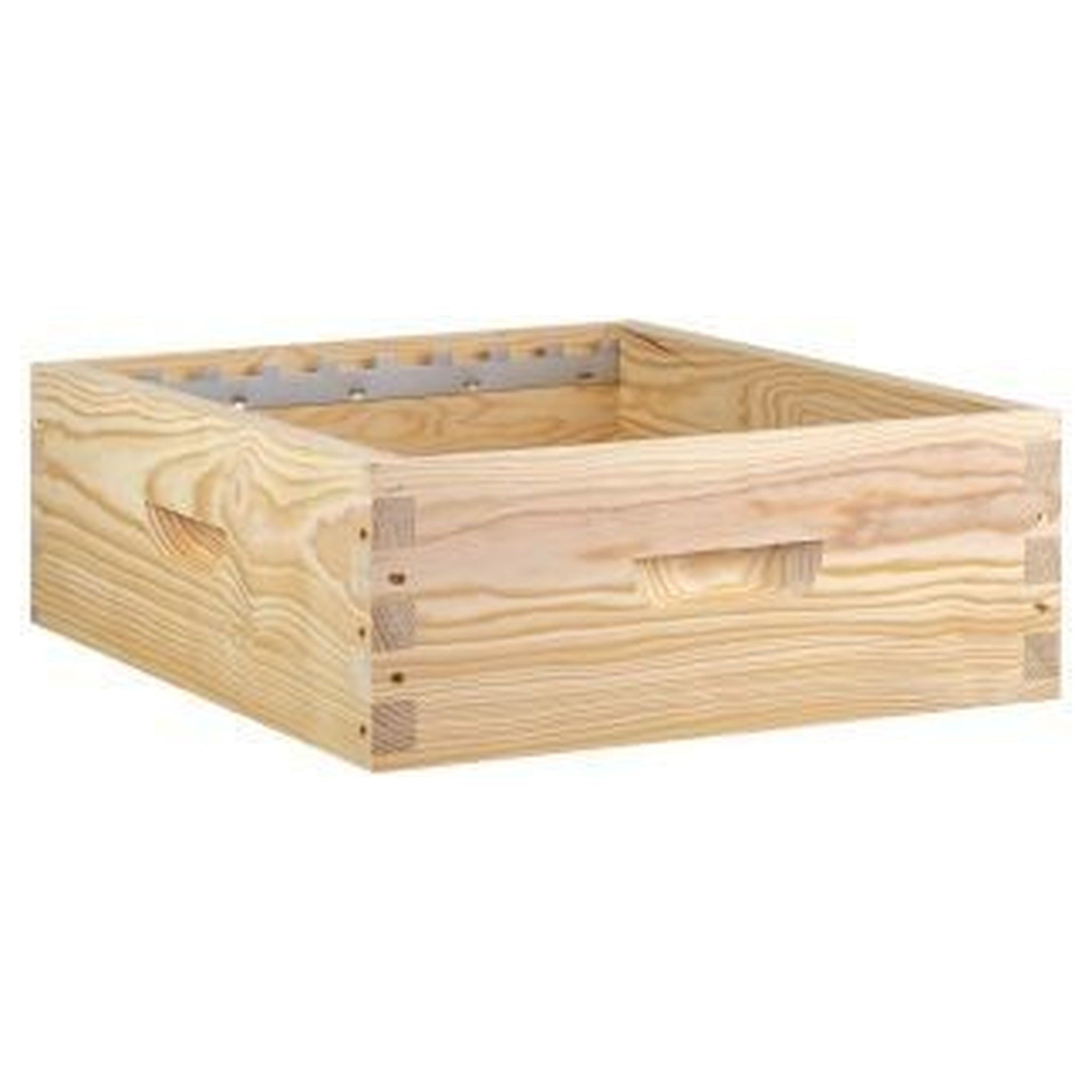 Hausse de ruche Dadant en paulownia, assemblage à tenons