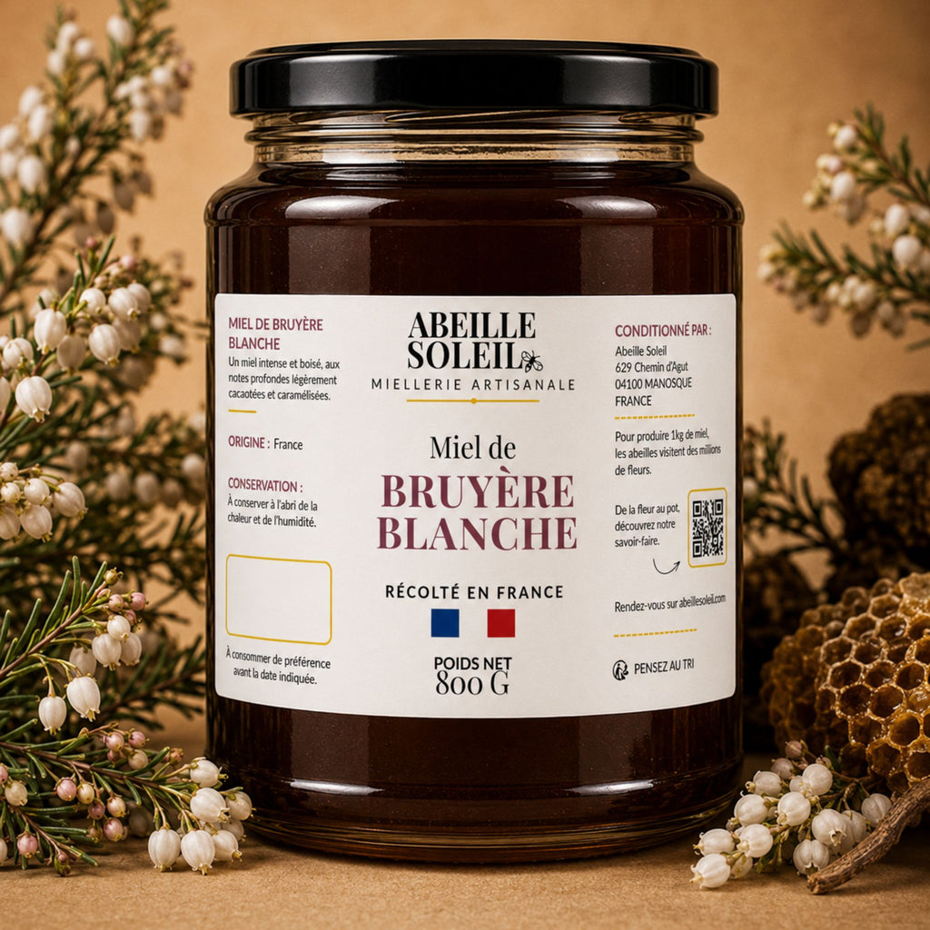 Miel de bruyère blanche