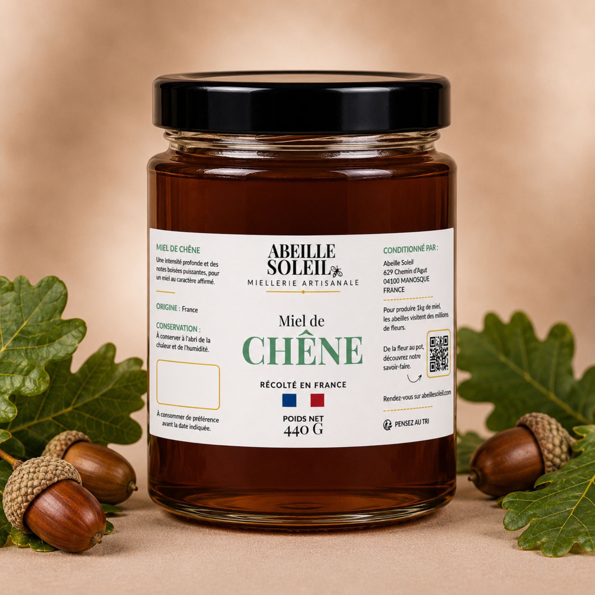 Miel de chêne