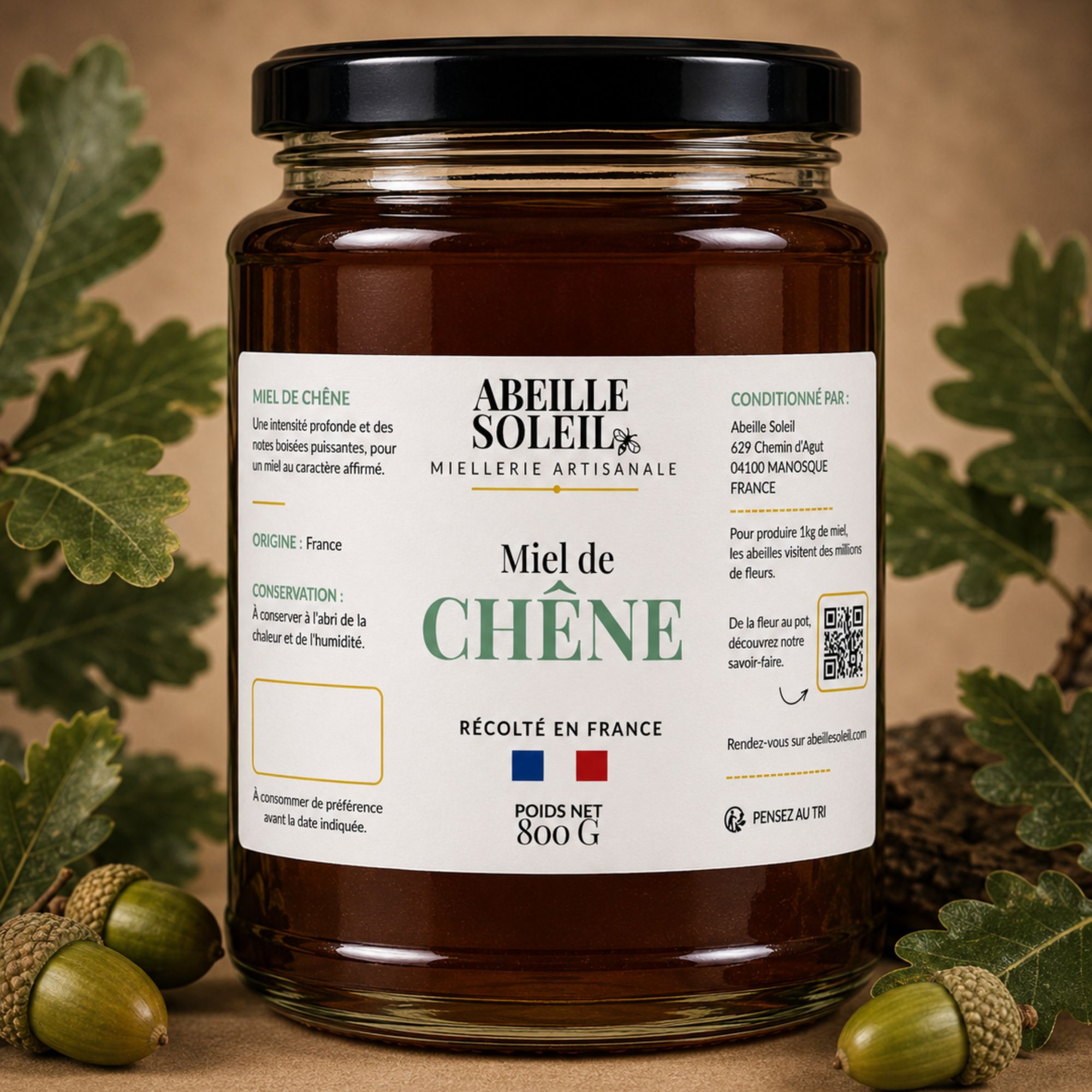 Miel de chêne