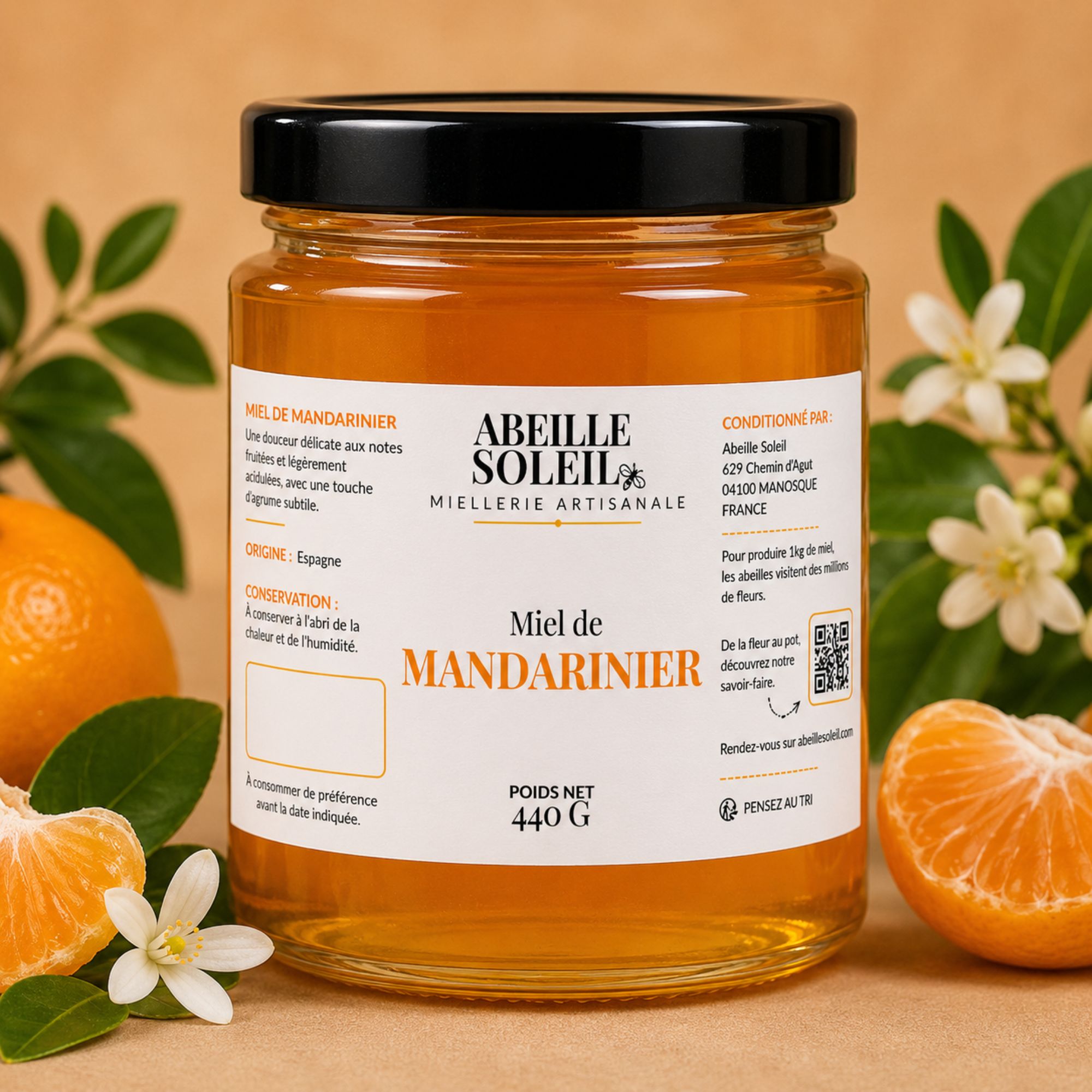 Miel de mandarinier