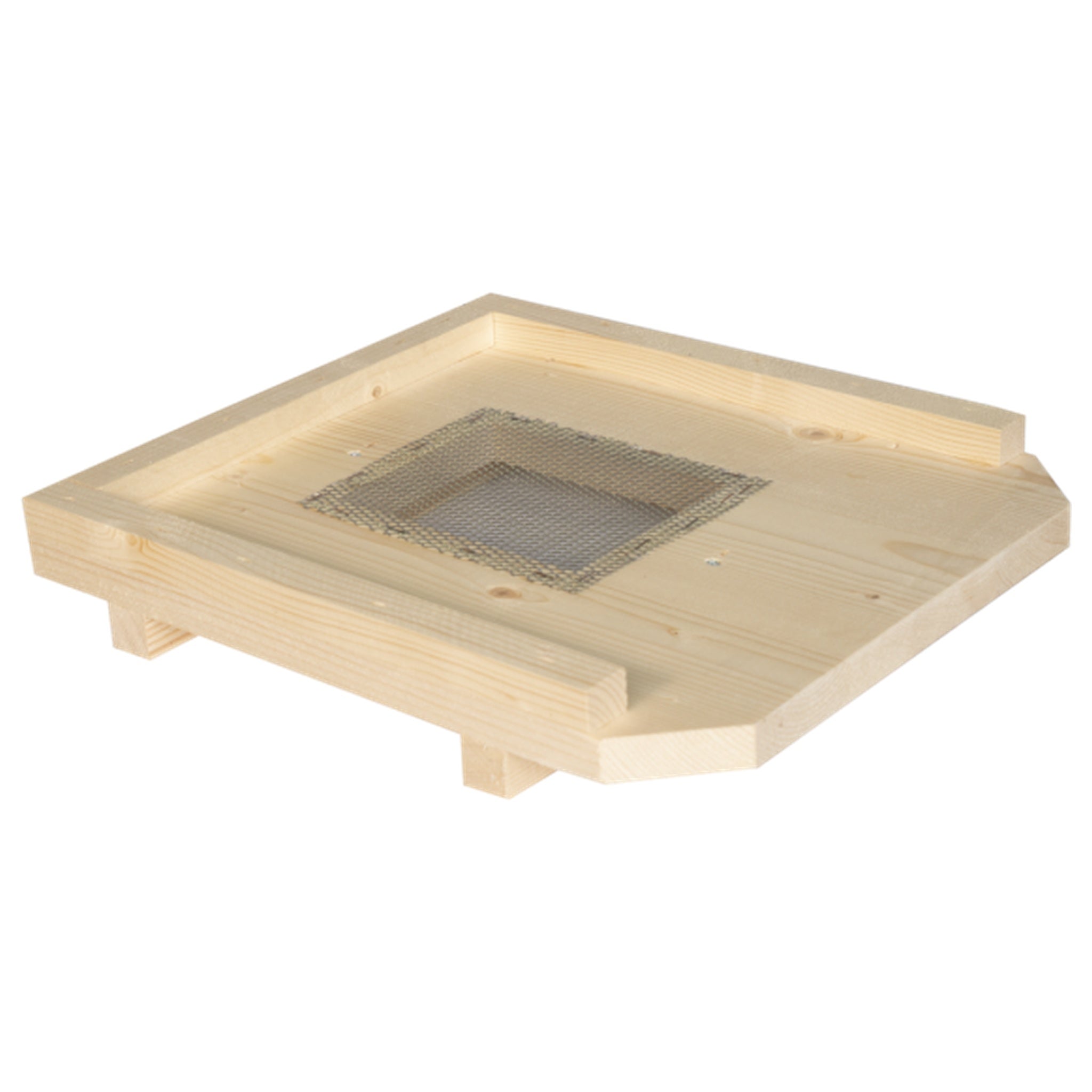 Plateau semi-aéré en bois pour ruche Warré